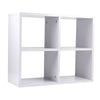 4 Tier Cubes/Drawers Shelving Storage Unit Bookcase Cabinet Living Room
