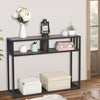 Large 3-Tier Console Table Office Furniture Desk Hallway Side Entry Hall Shelf