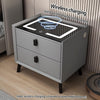 Smart Bedside Table with Light Phone Charging Modern Bedroom Furniture 2 Msngvta