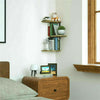 Solid Wood Wall Shelf 3-Tier DIY Storage Shelves Shelving Unit Adjustable Indust