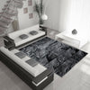 MODERN DESIGN RUG BLACK GREY SOFT LARGE LIVING ROOM FLOOR BEDROOM CARPET RUGS