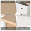 SHOES STORAGE RACK SHELF SIDE CABINET ORGANIZER WITH 3 DRAWERS HALLWAY FURNITURE