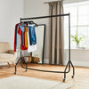 Extra Heavy Duty 4FT Long x 5FT Clothes Rail In Black