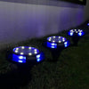LED Solar Power Ground Lights Floor Decking Patio Outdoor Garden Lawn Path Lamps