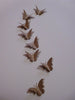 20 3d PEARLESCENT BUTTERFLY TOPPER WALL DECORATION DECOR STICKERS GIRLS ROOM cur