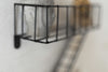 Novelty NYC Fire Escape Floating Wall Shelf 3 Tier Shelving Unit Display Stand