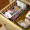 Small Iron Storage Basket Metal Wire Mesh Basketry Bathroom Kitchen School Trays