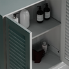 2 Door Wall Mounted Bathroom Storage Cabinet, White