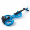 Blue 4/4 Electric Silent Violin Fiddle w/Case Bow Rosin Earphone Connecting Line