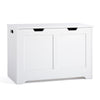 Mondeer White Storage Chest w/ Lid Large Capacity Multi-Purpose Organiser White
