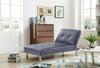 WestWood Chaise Longue Single Sofa Bed 1 Seater Couch Faux Leather Chair PSB03