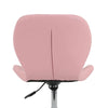 Cushioned Computer Desk Office Chair Chrome Legs Lift Swivel Small Adjustable