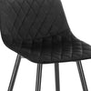 1/2/4er Barstool Breakfast Kitchen Metal+Velvet Counter Bar Chair Faux Bar Stool