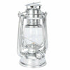 Oil Hurricane Lantern Kerosene Paraffin Light Outdoor Camping Light Lamp Silver