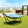 Hammock Sun Lounger Bed Stand Outdoor Patio Swing Steel Frame Hanging Hooks