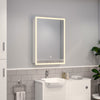 3 Colors LED Dimmable Bathroom Mirror Cabinet with Shaver Socket/Sensor/Demister