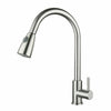 Kitchen Sink Mixer Tap Fauce Swivel Spout Pull Out Spray Single Lever Basin Mono