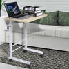 80cm Adjustable Height Rolling Laptop PC Desk Computer Desk Table Sofa Bed Tray