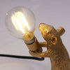 Rat Bird Table Lamp Desk Reading Night Light Bedside Resin Crow Wall Sconce Lamp