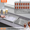 VEVOR 14"x12"x18" Drop in Ice Chest Ice Cooler Ice Bin Stainless Steel w/Cover