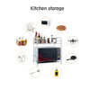 2 Tier Kitchen Shelf Stainless Steel Microwave oven Rack Stand Storage Holder