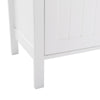White Bathroom Cabinet Vanity Cupboard Storage Unit Furniture with Doors Shelves