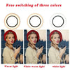 10" LED Ring Light with Stand For Youtube Tiktok Makeup Video Live Phone Selfie