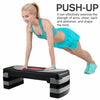 3 Level Adjustable Aerobic Fitness Yoga Step Board Non Slip Gym Stepper Board UK