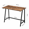 Vintage Chic Writing Desk Metal Wood Effect Industrial Laptop Table Office Unit