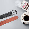 Leather Men's Belts New Buckle Trouser Sizes Coffee Brown Black Jeans Belts