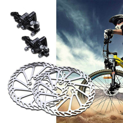 Mechanical Bike Front Rear Disc Rotor Brake Kit for Mountain Bicycle Road Bike