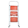 2/3 Step Ladders Portable Compact Folding Metal Ladder Stool Heavy Duty Steel