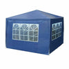 Gazebo 3 sided windows Party Tent Marquee Waterproof Outdoor Wedding Canopy 3X3M