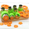 9pcs Mini Stainless Steel Fruit Vegetable Cookie Shape Cutters Kid Food Mold Set