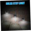 Solar Fence Lights Solar Garden Lights Outdoor LED Lights Solar Powered Wall ...