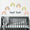 Colourful Rainbow Mountain Children Wall Sticker Nursery Kids Baby Room Decor