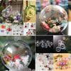 Clear Plastic Fillable Christmas Tree Ball Ornament Craft Sphere Baubles Wedding