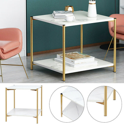 End Table 2 Tiers Side Table Coffee Table Sofa Living Room Tea Table Nightstand