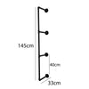 Iron Pipe Shelf Retro DIY Wall Mounted Bracket 2Pcs 3 Tiers Industrial Floating