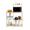 Kitchen Bakers Rack Utility Microwave Oven Stand Storage Cart Home Workstation