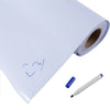 2m x 60cm DRY WIPE Removable Vinyl Whiteboard Wall Sticker Office Home +1 Marker