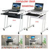 Home Office Computer Desk Study PC Writing Table Workstation Shelf Furniture UK