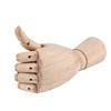 Wooden Mannequin Hands Artwork Sculpture Left Body Jointed Articulated Model