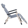 Adjustable Sun Lounger Folding Bed Garden Patio Chair Recliner Relaxing Camping