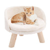 Shaggy Elevated Dog Cat Bed Fluffy Kitten Puppy Pet Cushion Raised Mattress