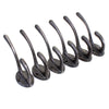 6 x Coat Hooks Classic Antique Iron Coat Rack Hooks Hanger Vintage Style