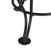 Metal Tall Raised Plant Pot Stand Garden Flower Container Holder 13cm Black