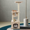 Cat Tree Tower Kitten Scratching Post Pet Activity Centre Scratcher Beige