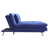 190cm Velvet Fabric Sofa Bed Living Room 3 Seaters Couch Settee Sleeper Recliner