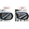 2X Rear View Side Wing Mirror Rain Board Eyebrow Guard Sun Visor Car Accessories